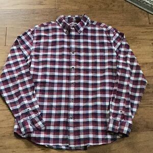 Old Navy NWOT Men’s The Oxford Shirt Slim Fit Size XL plaid button down shirt